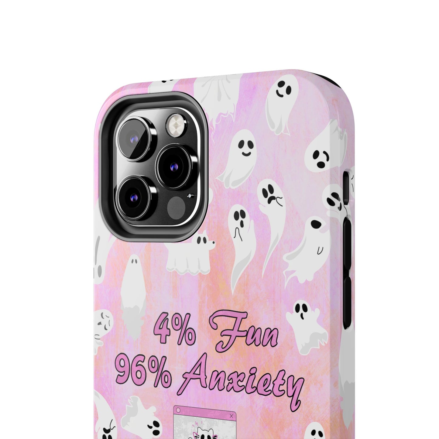 96 Anxiety Phone Case | Spooky Ghosts Halloween Case for iPhone 16 and More - Samsung