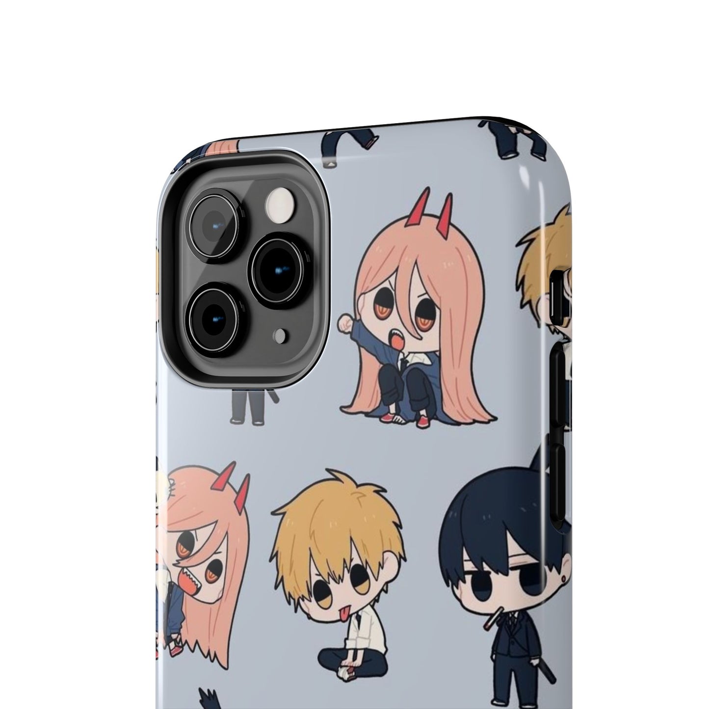 Anime Manga-Inspired Power and Denji iPhone Case for iPhone 16 and Samsung – Chainsaw Man Design