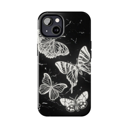 iPhone 16 Y2K Butterfly Vintage Phone Case for iPhone 16 - ALL | Samsung S24 S23 S22 S21