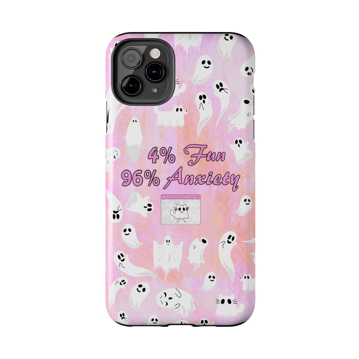 96 Anxiety Phone Case | Spooky Ghosts Halloween Case for iPhone 16 and More - Samsung