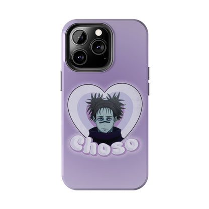 Choso Heart Phone Case | iPhone 16 and more - Samsung Phone Case | Anime Phone Case