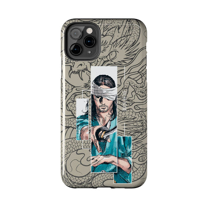 Samurai Anime Manga-Inspired iPhone Case – Musashi Design for iPhone 16-7 & Samsung