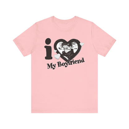 I Love My Boyfriend Choso T-Shirt - Unique Valentines Day Gift for Anime Fans - Romantic Anime Shirt for Him or Her