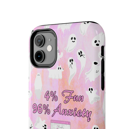 96 Anxiety Phone Case | Spooky Ghosts Halloween Case for iPhone 16 and More - Samsung