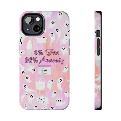 96 Anxiety Phone Case | Spooky Ghosts Halloween Case for iPhone 16 and More - Samsung