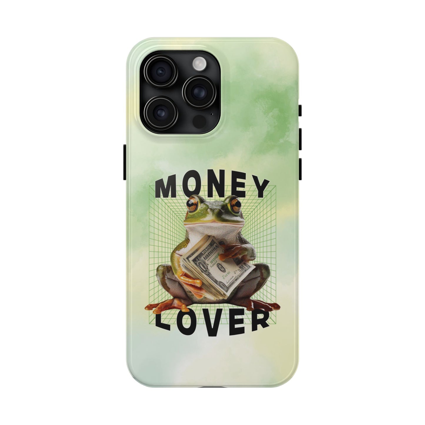 MONEY LOVER Frog Phone Case Funny Phone Case Cover for all iPhone Case - Samsung S23 S24 S23 S22