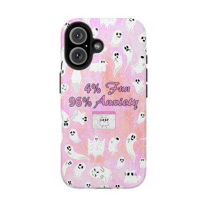 96 Anxiety Phone Case | Spooky Ghosts Halloween Case for iPhone 16 and More - Samsung