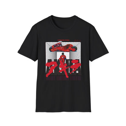 Premium Anime Print T-Shirt – Retro Manga Neo Tokyo Cyberpunk Graphic