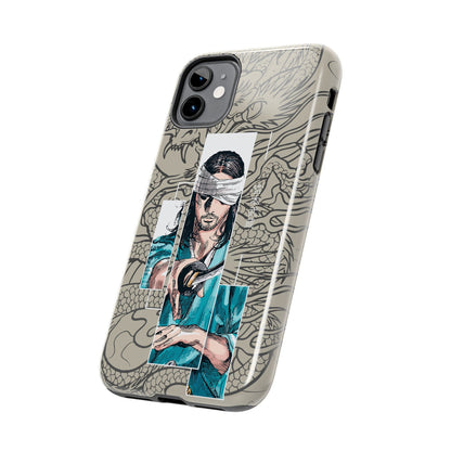 Samurai Anime Manga-Inspired iPhone Case – Musashi Design for iPhone 16-7 & Samsung