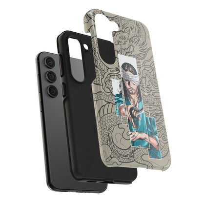 Samurai Anime Manga-Inspired iPhone Case – Musashi Design for iPhone 16-7 & Samsung