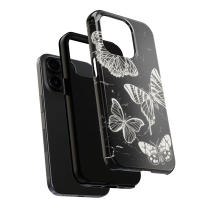 iPhone 16 Y2K Butterfly Vintage Phone Case for iPhone 16 - ALL | Samsung S24 S23 S22 S21