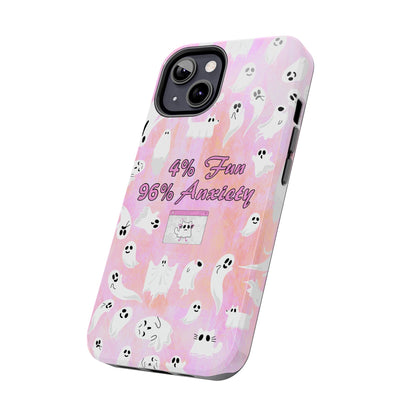 96 Anxiety Phone Case | Spooky Ghosts Halloween Case for iPhone 16 and More - Samsung