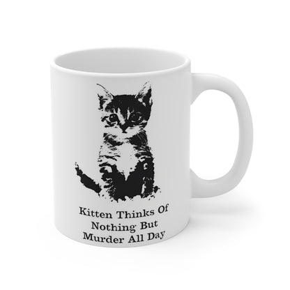 Cat Mug - Kitten Coffee Cup | Gift Idea | Cat Lovers Mug, Crazy Cat Lady Mug, Funny Cat Mug, Cat Lover Gift