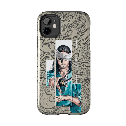 Samurai Anime Manga-Inspired iPhone Case – Musashi Design for iPhone 16-7 & Samsung