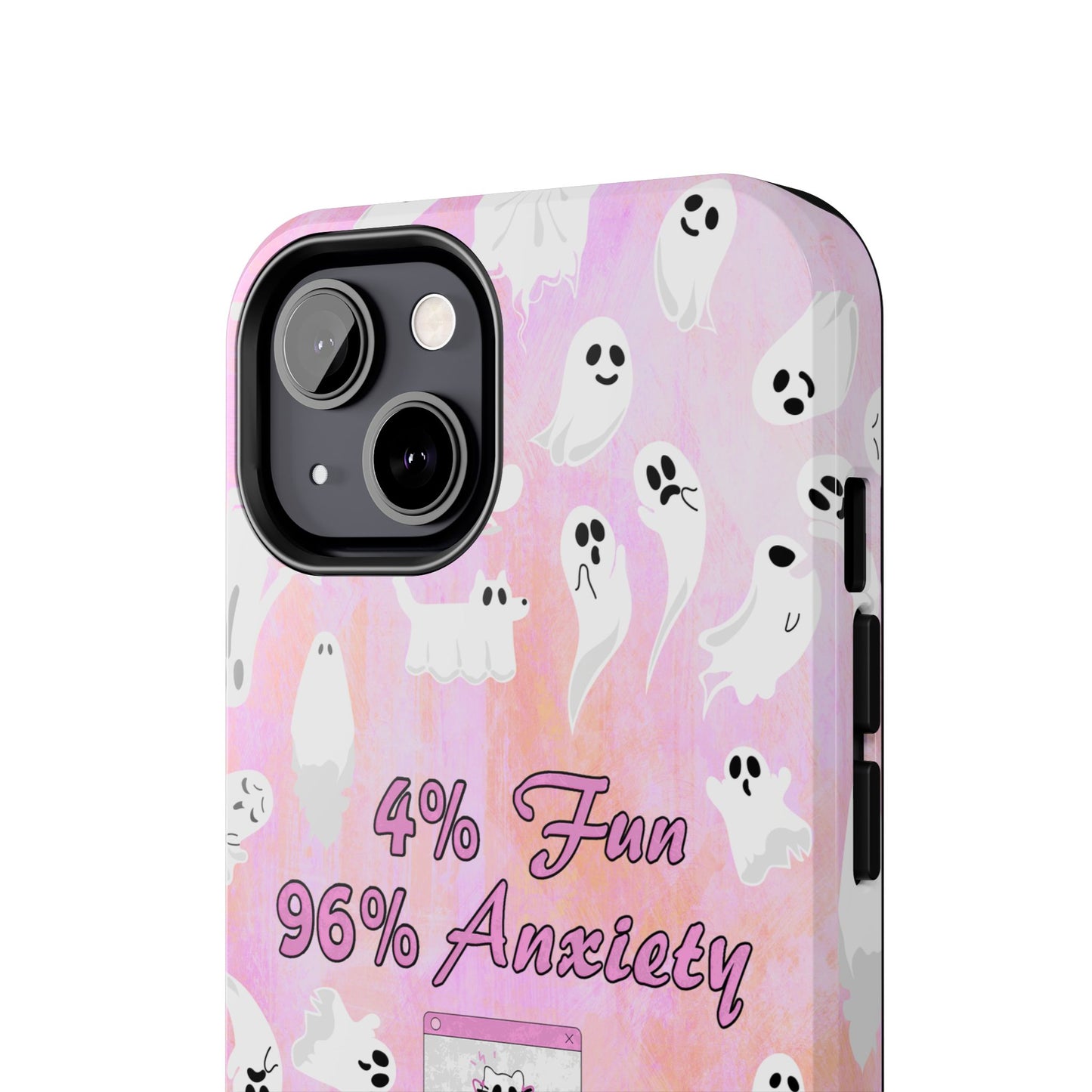 96 Anxiety Phone Case | Spooky Ghosts Halloween Case for iPhone 16 and More - Samsung