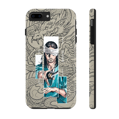 Samurai Anime Manga-Inspired iPhone Case – Musashi Design for iPhone 16-7 & Samsung