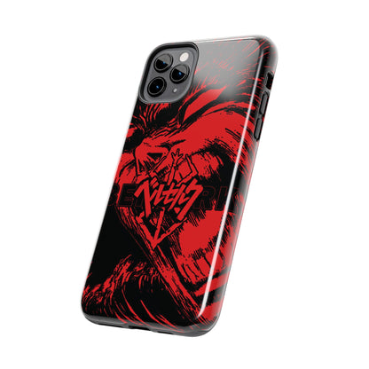 Dark Manga Swordsman Case iPhone 16 and more - Samsung | Horror Manga iPhone Case Anime Case