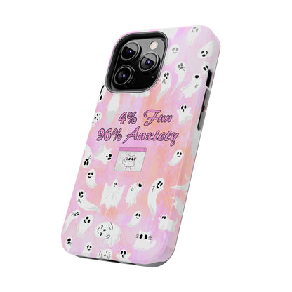 96 Anxiety Phone Case | Spooky Ghosts Halloween Case for iPhone 16 and More - Samsung