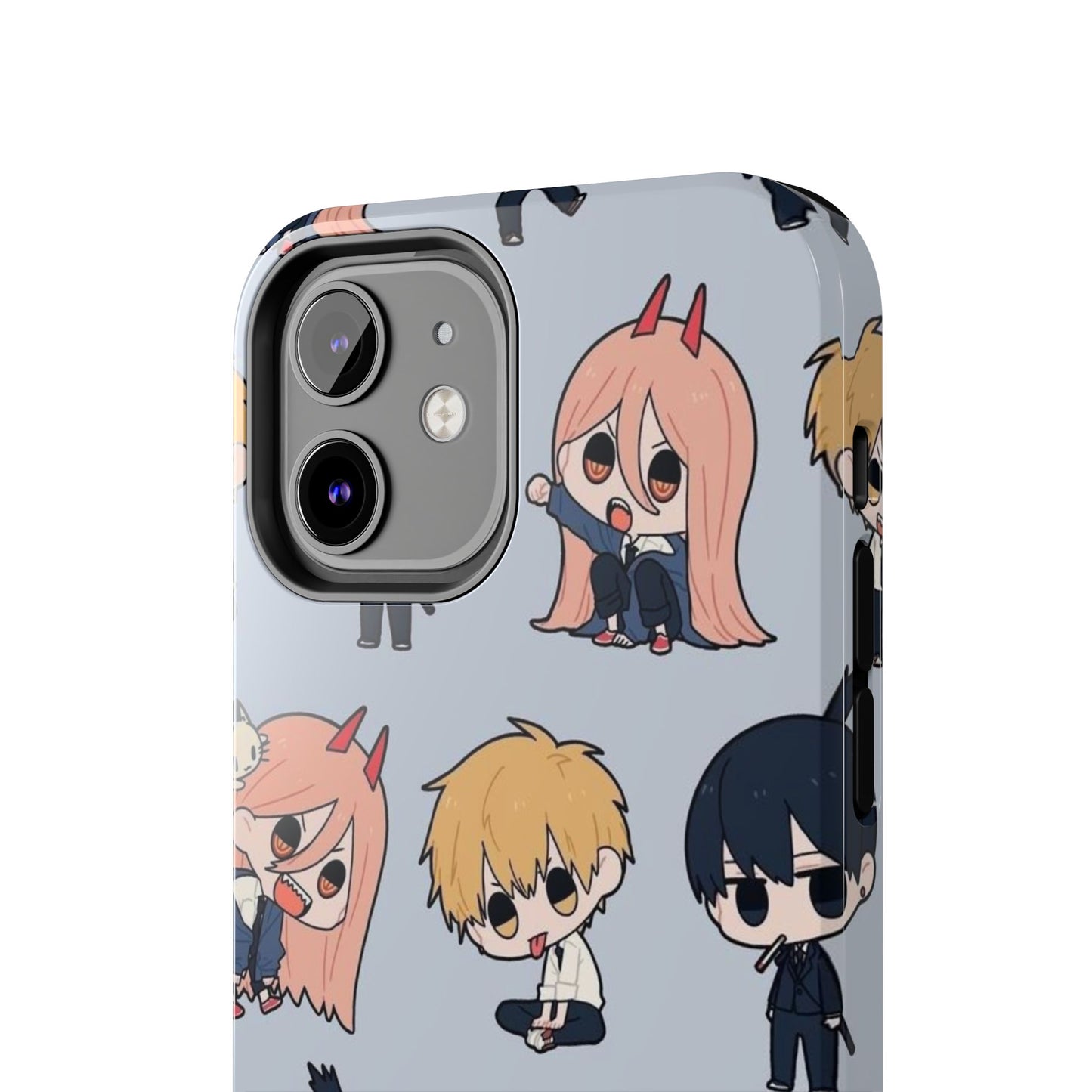 Anime Manga-Inspired Power and Denji iPhone Case for iPhone 16 and Samsung – Chainsaw Man Design