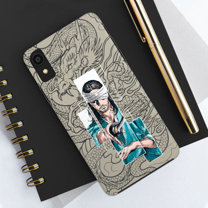 Samurai Anime Manga-Inspired iPhone Case – Musashi Design for iPhone 16-7 & Samsung