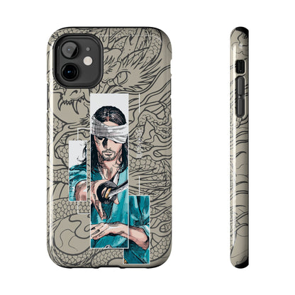 Samurai Anime Manga-Inspired iPhone Case – Musashi Design for iPhone 16-7 & Samsung