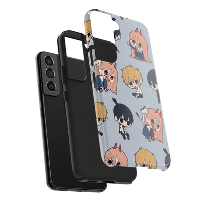 Anime Manga-Inspired Power and Denji iPhone Case for iPhone 16 and Samsung – Chainsaw Man Design