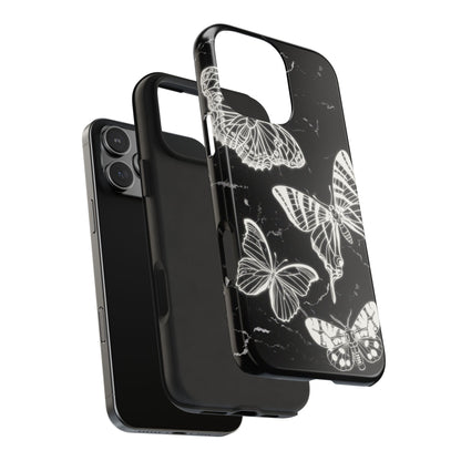 iPhone 16 Y2K Butterfly Vintage Phone Case for iPhone 16 - ALL | Samsung S24 S23 S22 S21