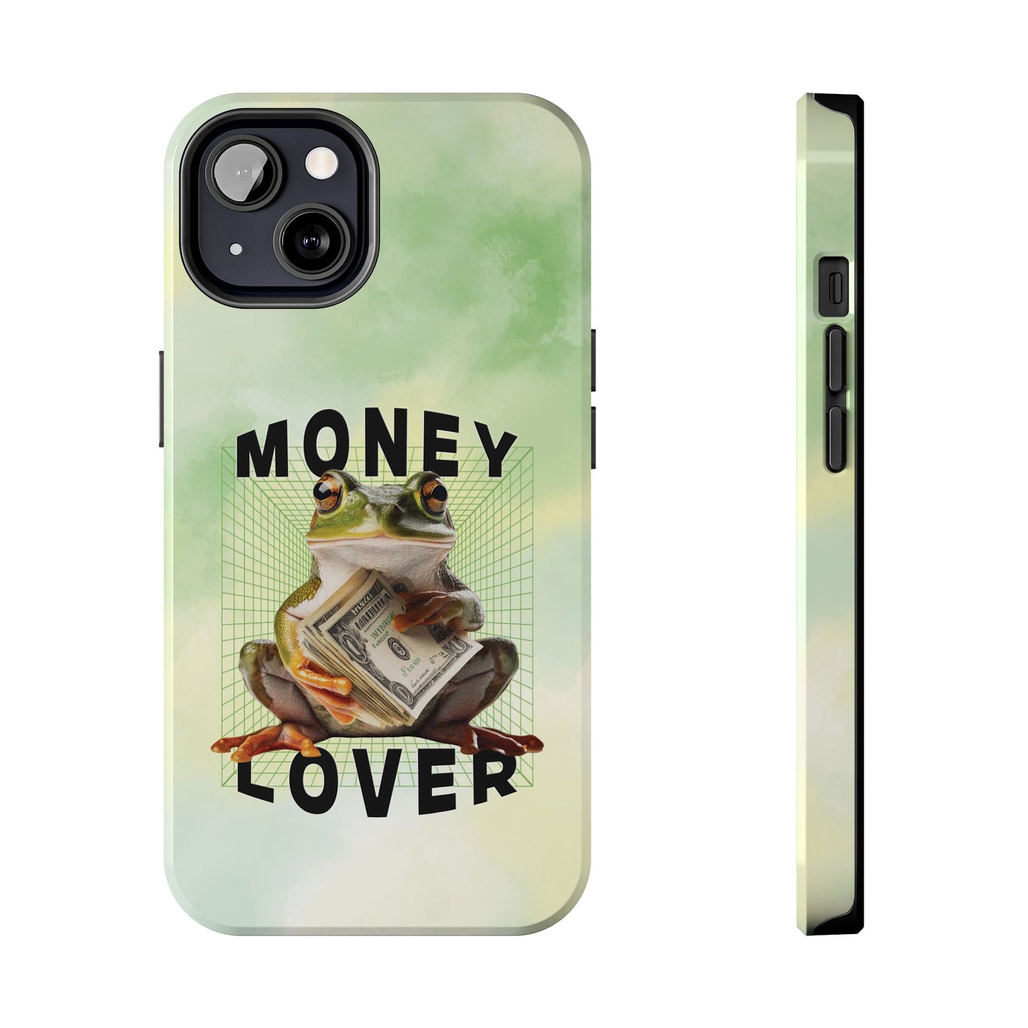 MONEY LOVER Frog Phone Case Funny Phone Case Cover for all iPhone Case - Samsung S23 S24 S23 S22