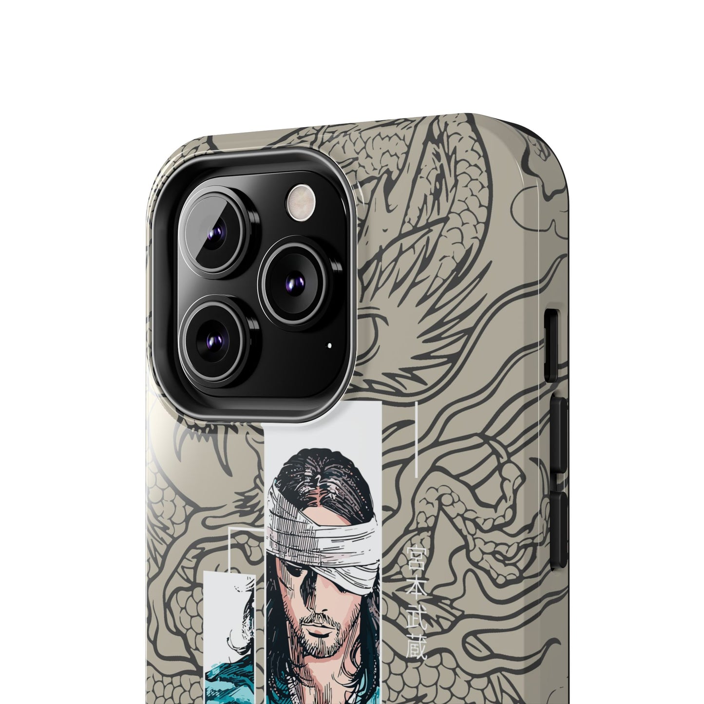 Samurai Anime Manga-Inspired iPhone Case – Musashi Design for iPhone 16-7 & Samsung