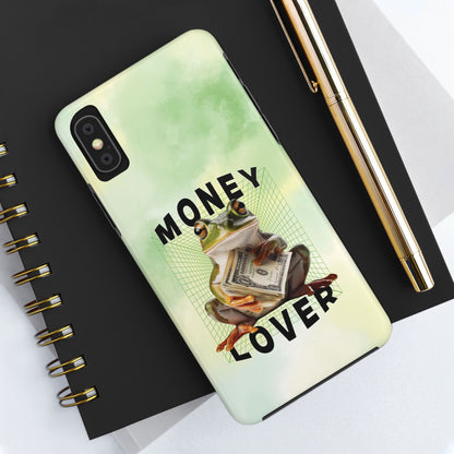 MONEY LOVER Frog Phone Case Funny Phone Case Cover for all iPhone Case - Samsung S23 S24 S23 S22