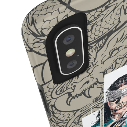 Samurai Anime Manga-Inspired iPhone Case – Musashi Design for iPhone 16-7 & Samsung