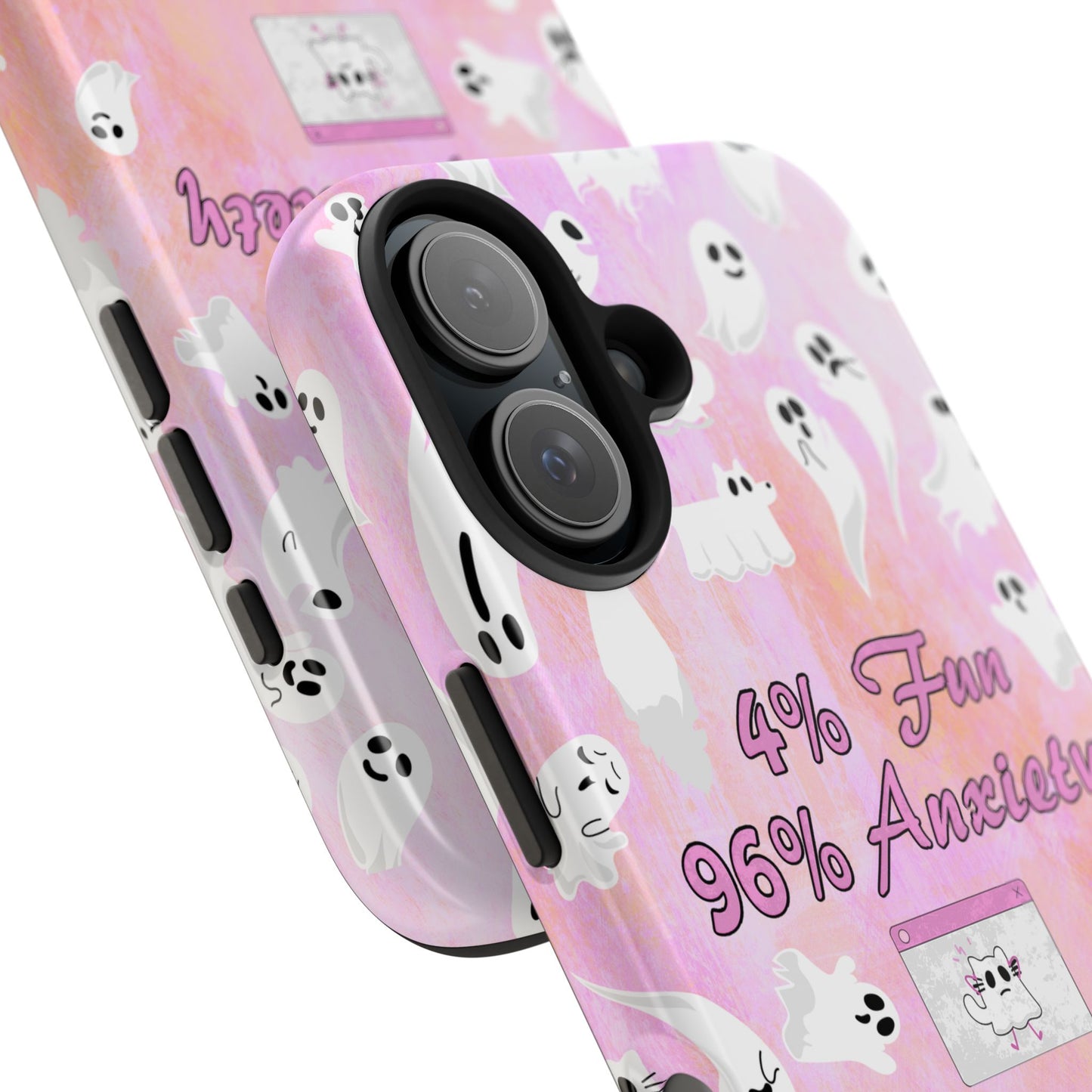 96 Anxiety Phone Case | Spooky Ghosts Halloween Case for iPhone 16 and More - Samsung