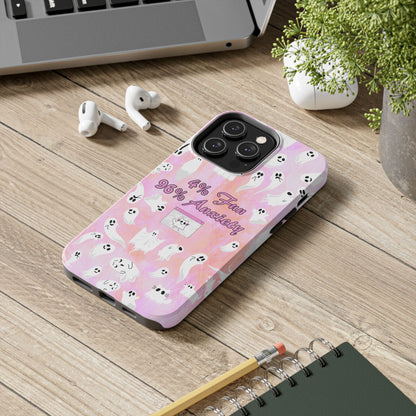 96 Anxiety Phone Case | Spooky Ghosts Halloween Case for iPhone 16 and More - Samsung