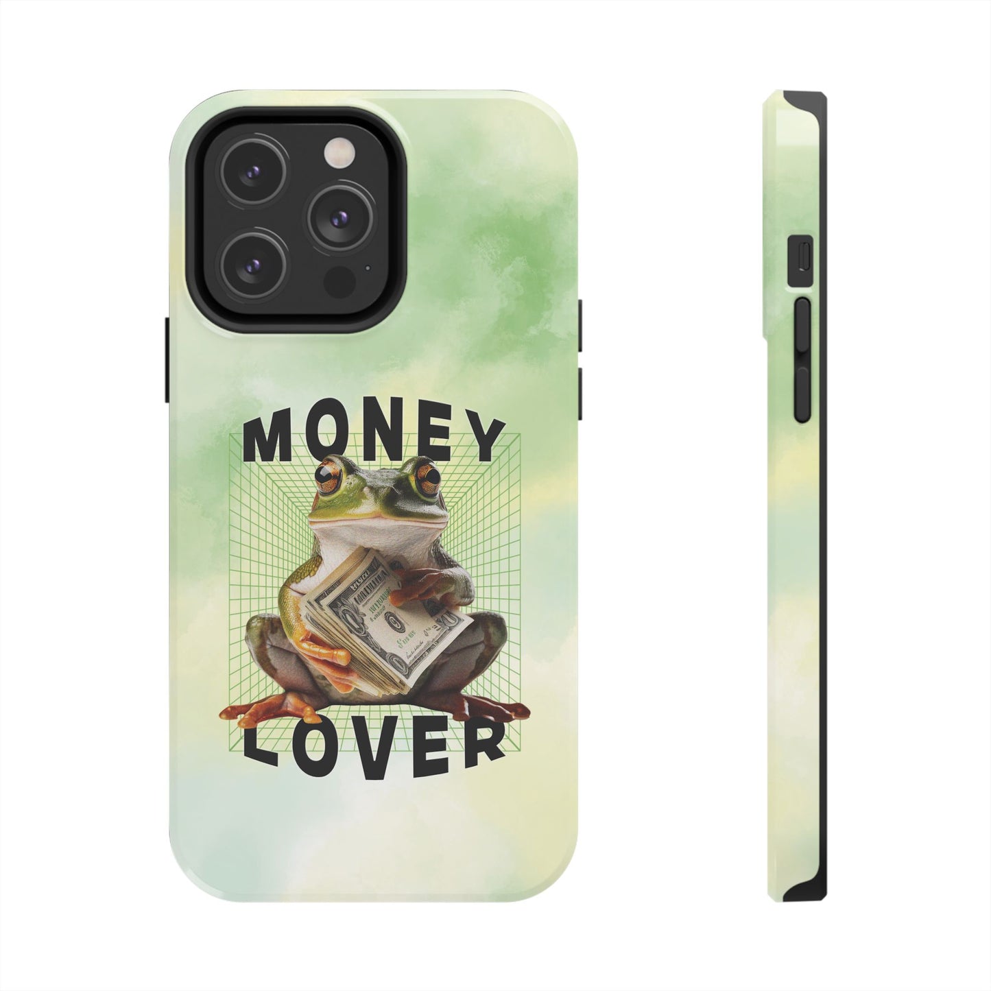 MONEY LOVER Frog Phone Case Funny Phone Case Cover for all iPhone Case - Samsung S23 S24 S23 S22