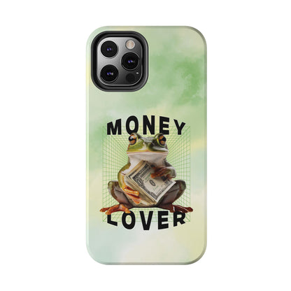 MONEY LOVER Frog Phone Case Funny Phone Case Cover for all iPhone Case - Samsung S23 S24 S23 S22