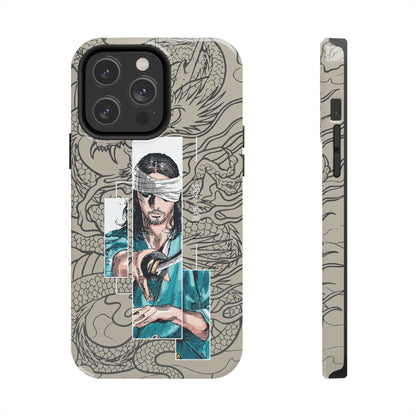 Samurai Anime Manga-Inspired iPhone Case – Musashi Design for iPhone 16-7 & Samsung