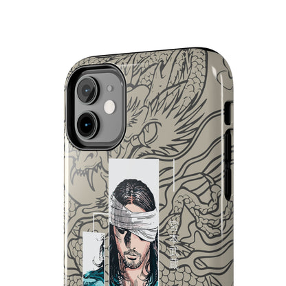 Samurai Anime Manga-Inspired iPhone Case – Musashi Design for iPhone 16-7 & Samsung