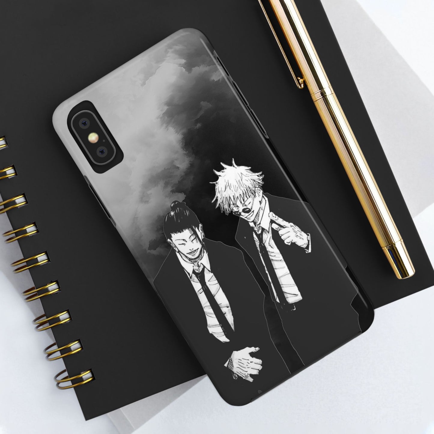 Anime-Inspired Tough Phone Case for iPhone 16 and Samsung, Protective Cover, Custom Phone Accessories, Otaku Gift