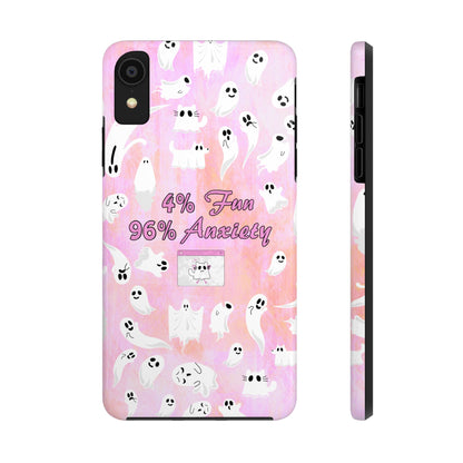 96 Anxiety Phone Case | Spooky Ghosts Halloween Case for iPhone 16 and More - Samsung