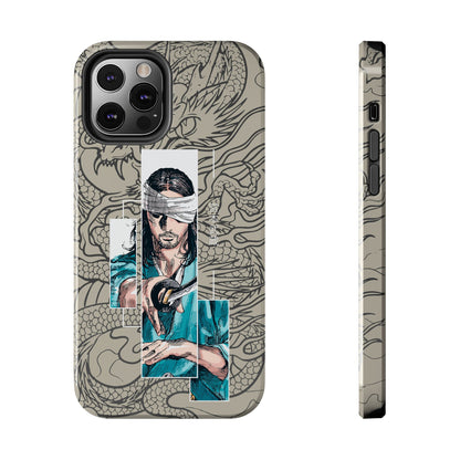 Samurai Anime Manga-Inspired iPhone Case – Musashi Design for iPhone 16-7 & Samsung