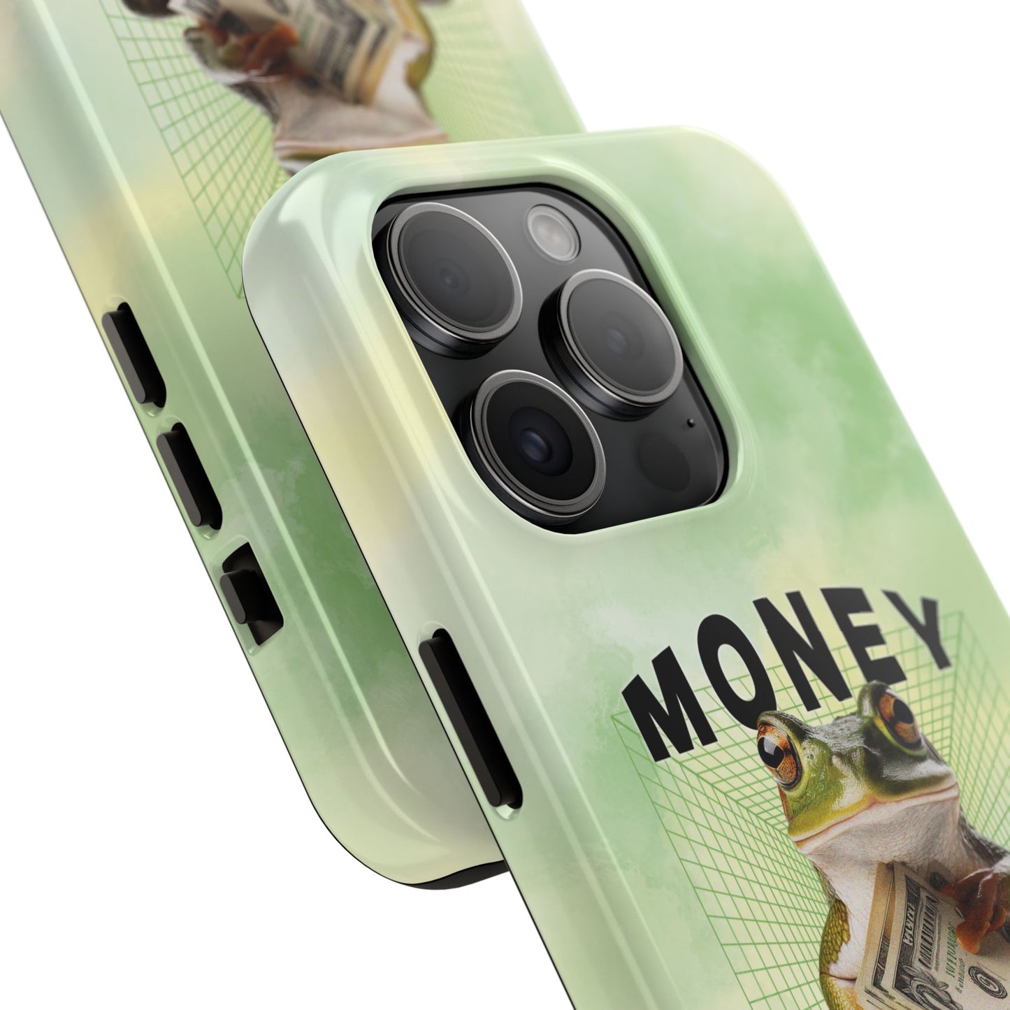 MONEY LOVER Frog Phone Case Funny Phone Case Cover for all iPhone Case - Samsung S23 S24 S23 S22