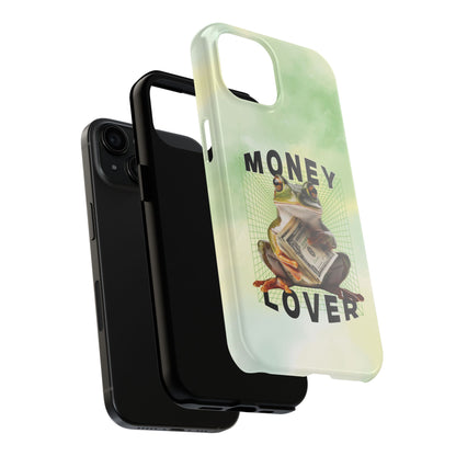 MONEY LOVER Frog Phone Case Funny Phone Case Cover for all iPhone Case - Samsung S23 S24 S23 S22