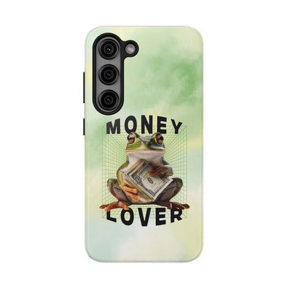 MONEY LOVER Frog Phone Case Funny Phone Case Cover for all iPhone Case - Samsung S23 S24 S23 S22