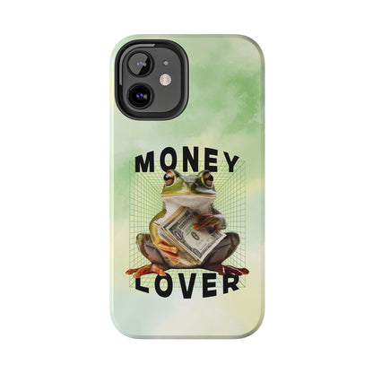 MONEY LOVER Frog Phone Case Funny Phone Case Cover for all iPhone Case - Samsung S23 S24 S23 S22