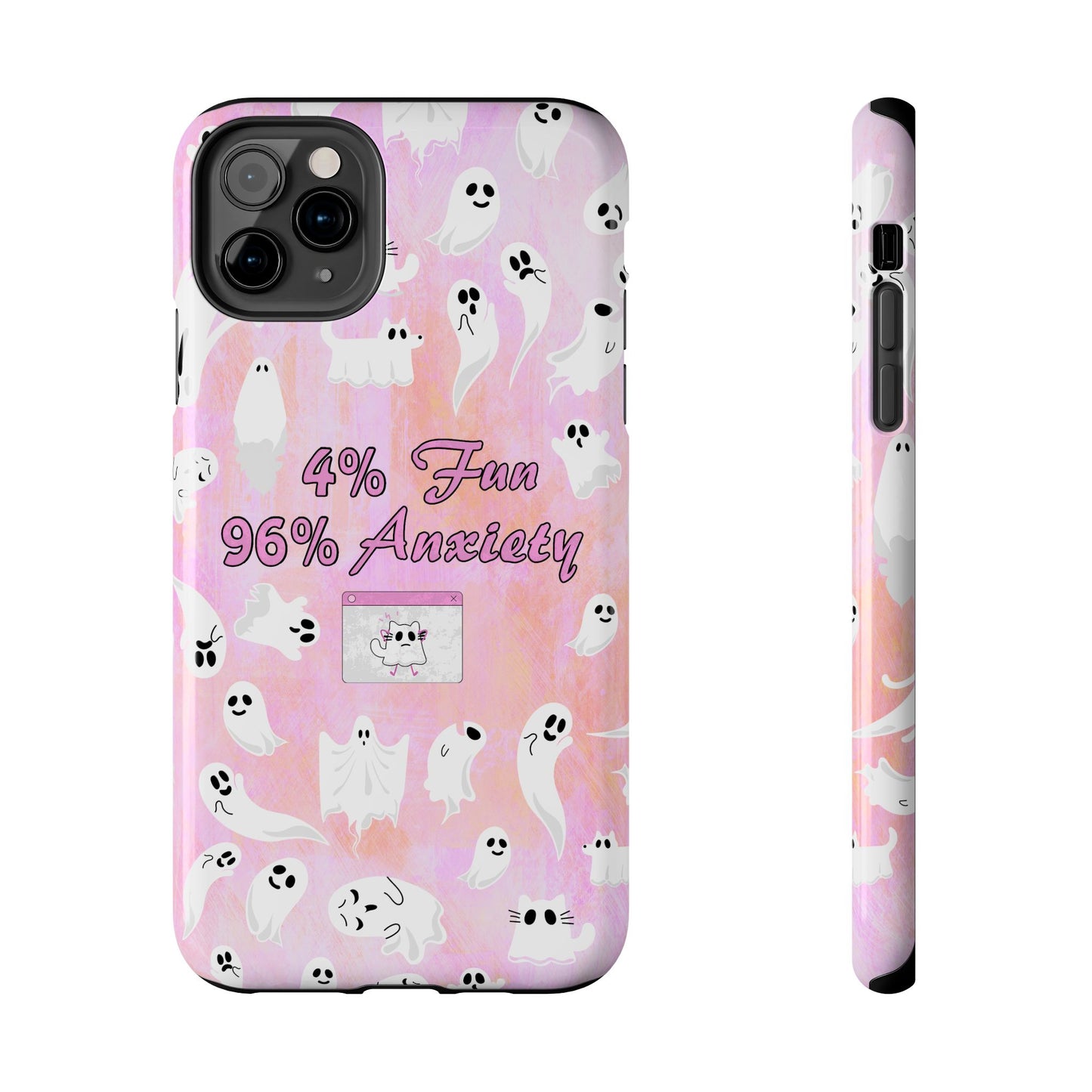 96 Anxiety Phone Case | Spooky Ghosts Halloween Case for iPhone 16 and More - Samsung