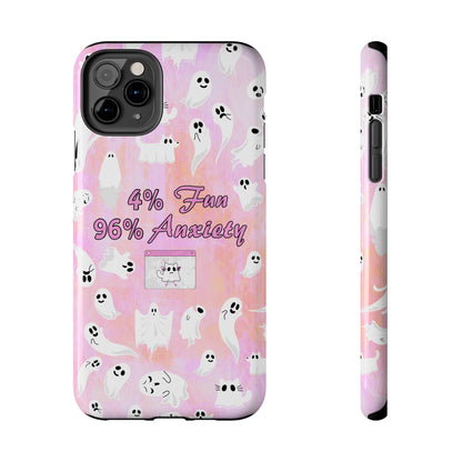 96 Anxiety Phone Case | Spooky Ghosts Halloween Case for iPhone 16 and More - Samsung