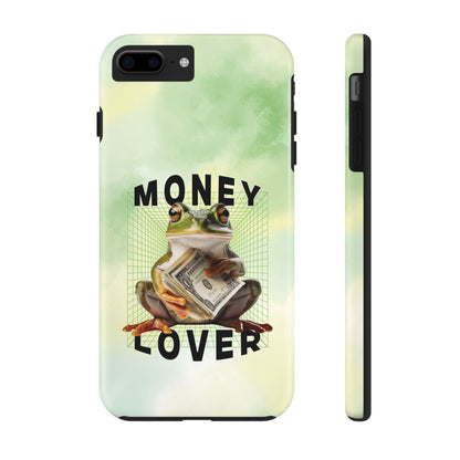 MONEY LOVER Frog Phone Case Funny Phone Case Cover for all iPhone Case - Samsung S23 S24 S23 S22