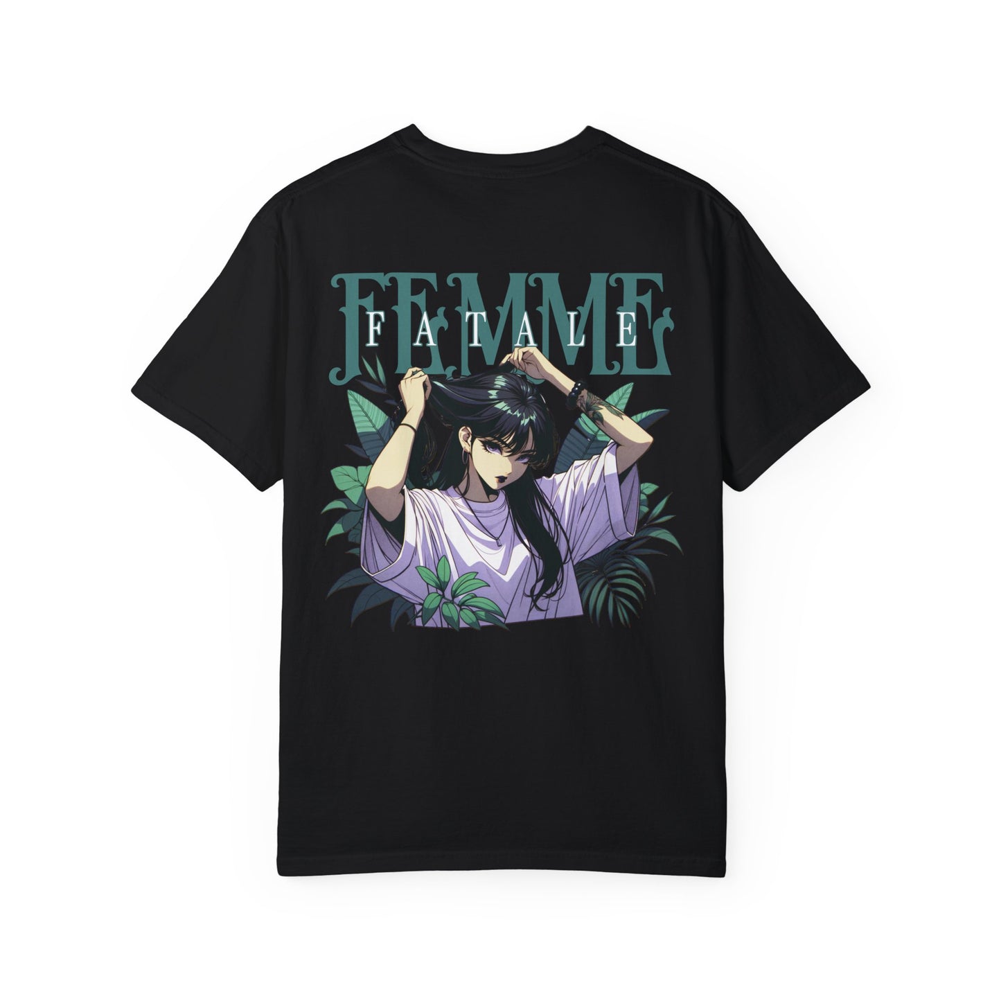 Femme Fatale Anime Girl T-Shirt - Aesthetic Anime Streetwear Gift