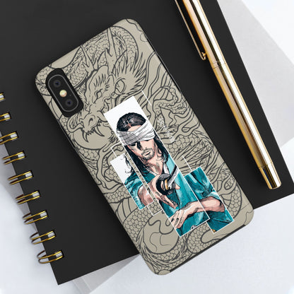 Samurai Anime Manga-Inspired iPhone Case – Musashi Design for iPhone 16-7 & Samsung