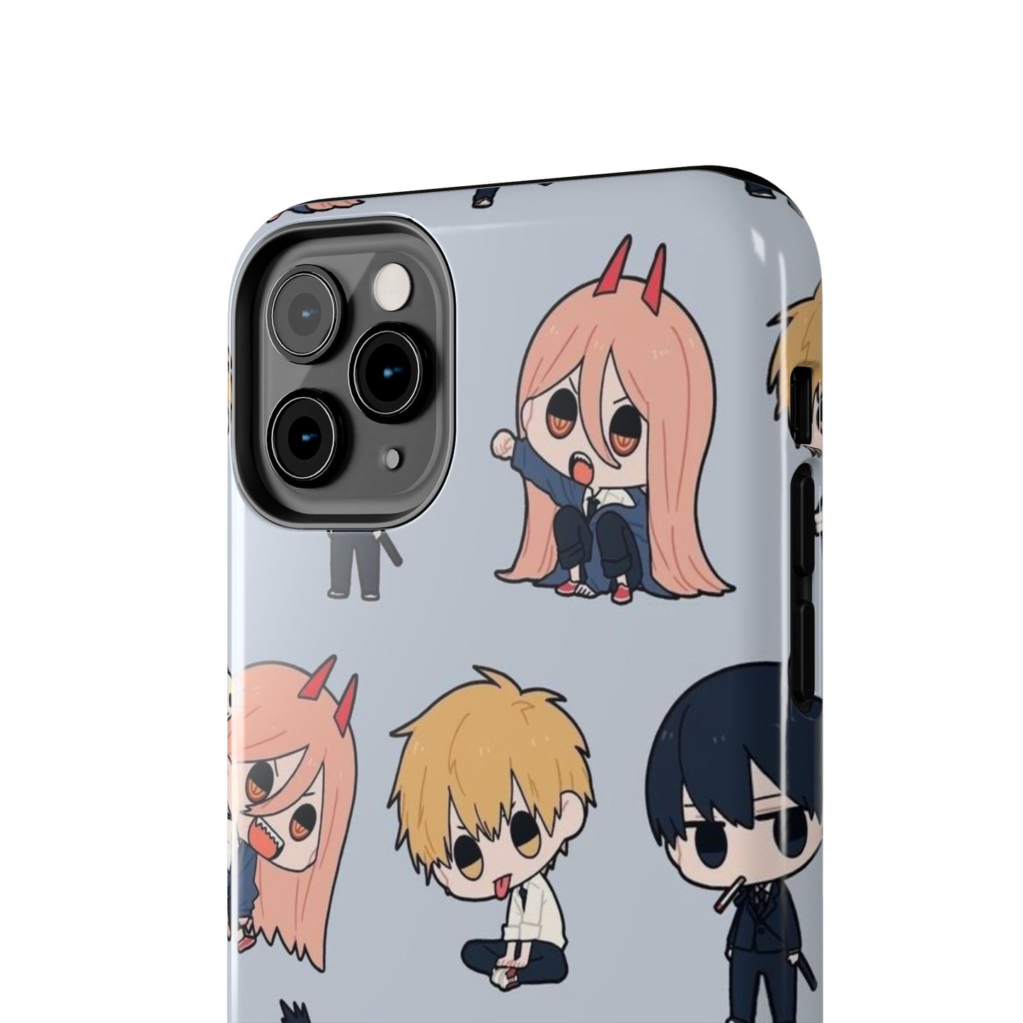 Anime Manga-Inspired Power and Denji iPhone Case for iPhone 16 and Samsung – Chainsaw Man Design